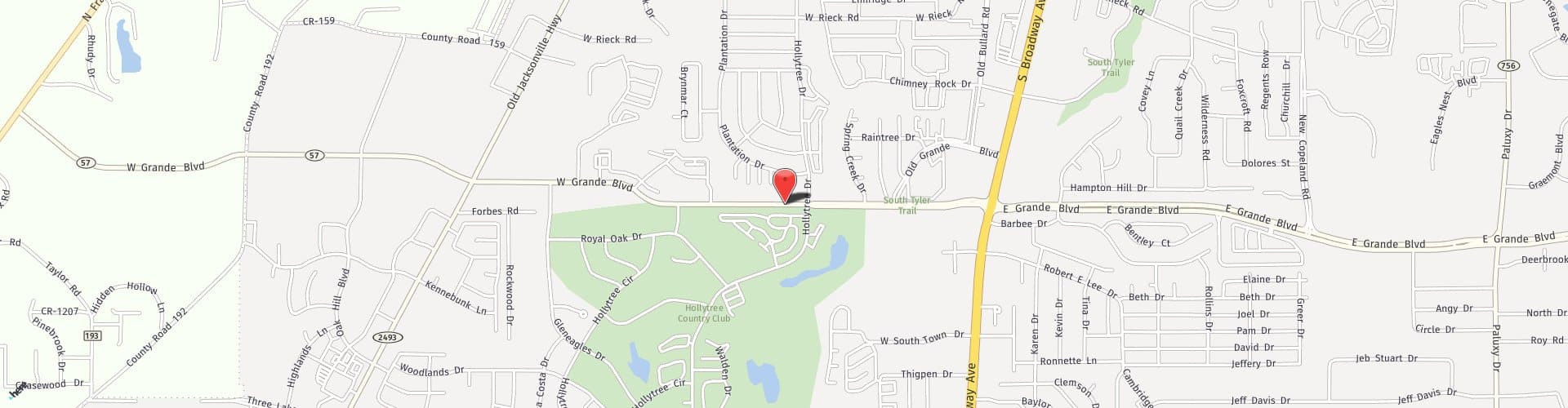 Location Map: 1011 W Grande Blvd. Tyler, TX 75703