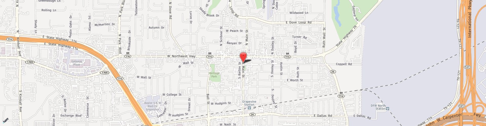 Location Map: 120 S Main St. Grapevine, TX 76051